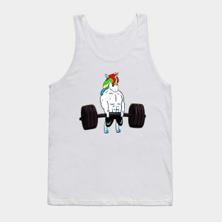 Unicorn Weightlifter Tank Top